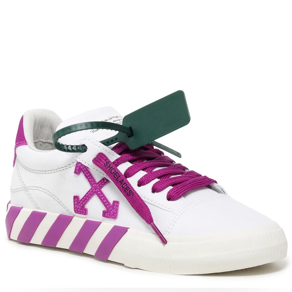 Off-White Low Vulcanized Canvas Sneaker - Women's